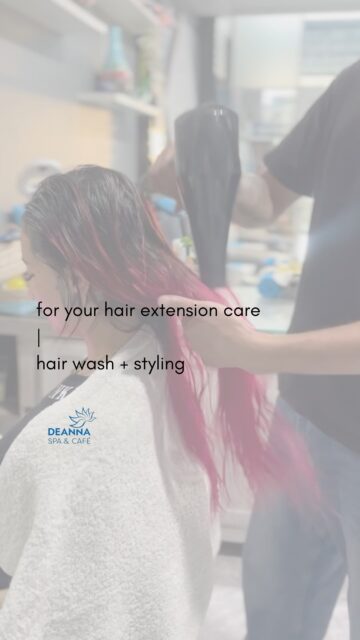 Stop stressing over washing your extensions at home. 
Let us do the heavy lifting. 

Drop by Deanna Spa & Cafe for a gentle extension-safe wash and professional styling while you enjoy a foot massage. Flawless hair, zero effort.

Ready to get stunning:
📍 Jalan Camplung Tanduk no 100x, Seminyak, Bali 
📞 Book your escape: +628199931518 (link in bio)

#deannaspaandcafe #hairwashseminyak #hairstylingseminyak #hairextensioncare